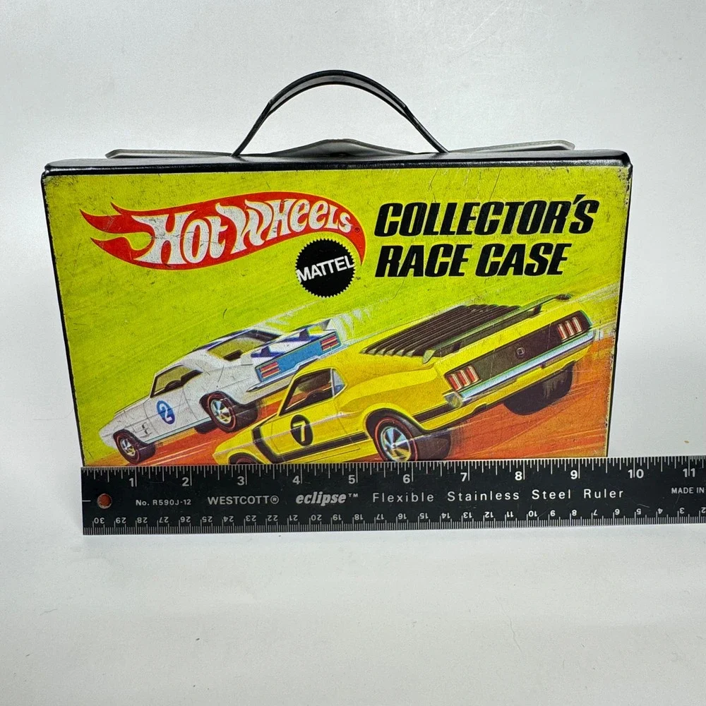 Vintage 1969 Hot Wheels Collector's Race Case Carry Case w/‎ Tray Mattel USA